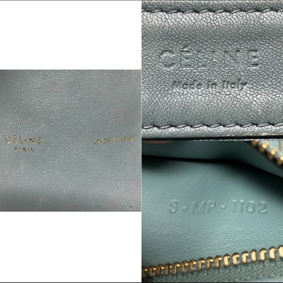 Céline Vertical 2-Tone Blue BiCabas Tote - Picture 3 of 11